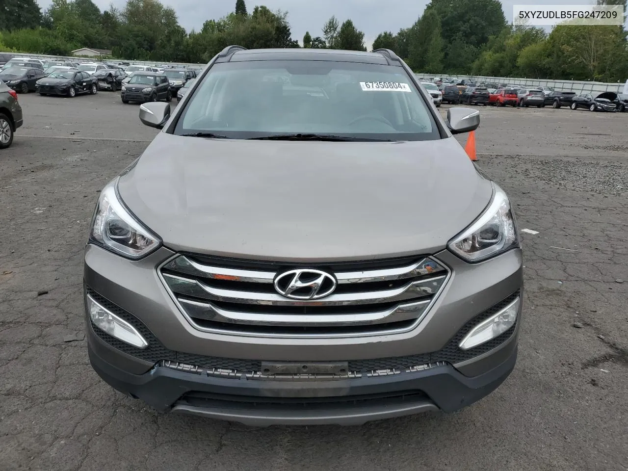 2015 Hyundai Santa Fe Sport VIN: 5XYZUDLB5FG247209 Lot: 67350804