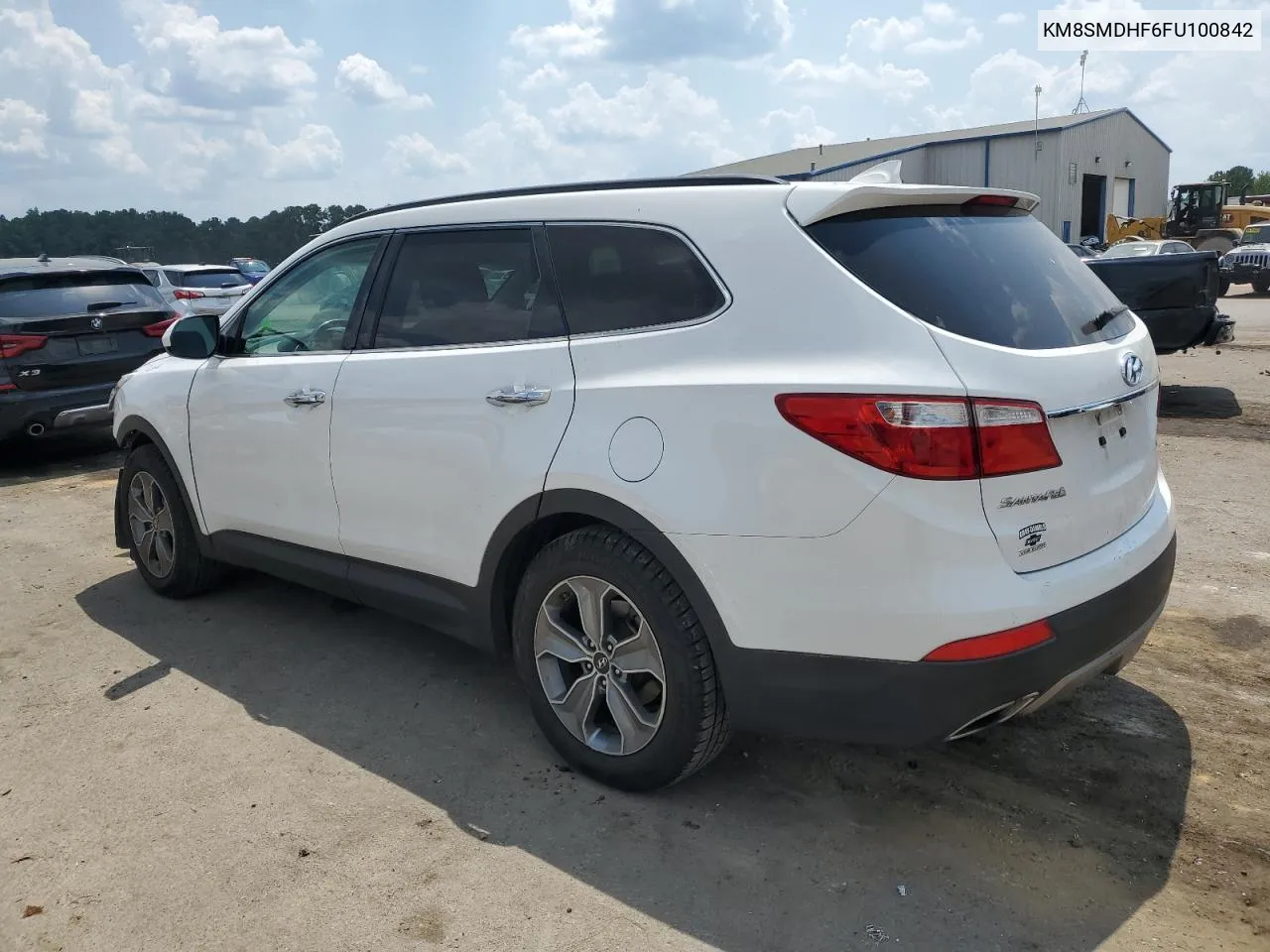 KM8SMDHF6FU100842 2015 Hyundai Santa Fe Gls