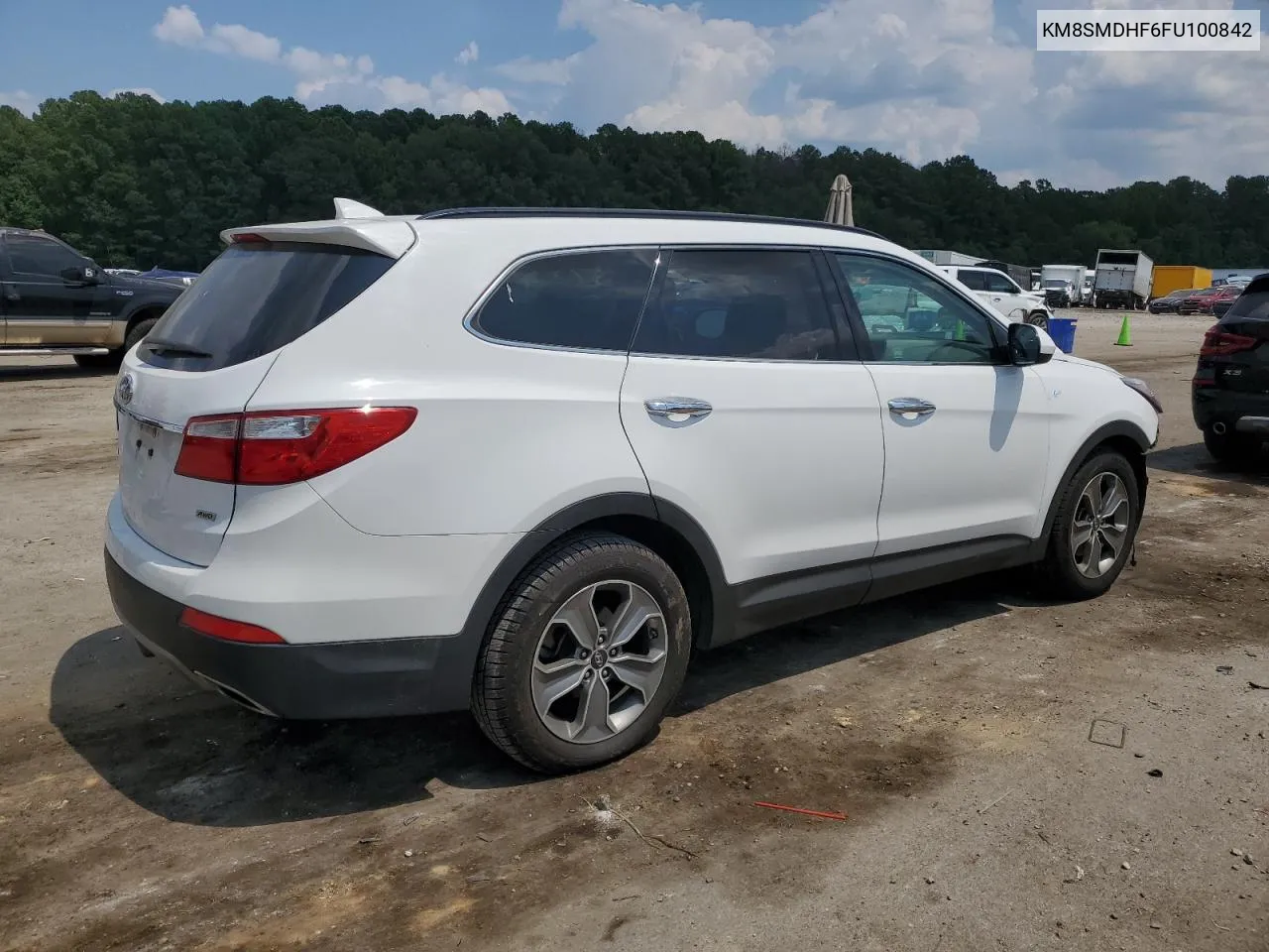 KM8SMDHF6FU100842 2015 Hyundai Santa Fe Gls