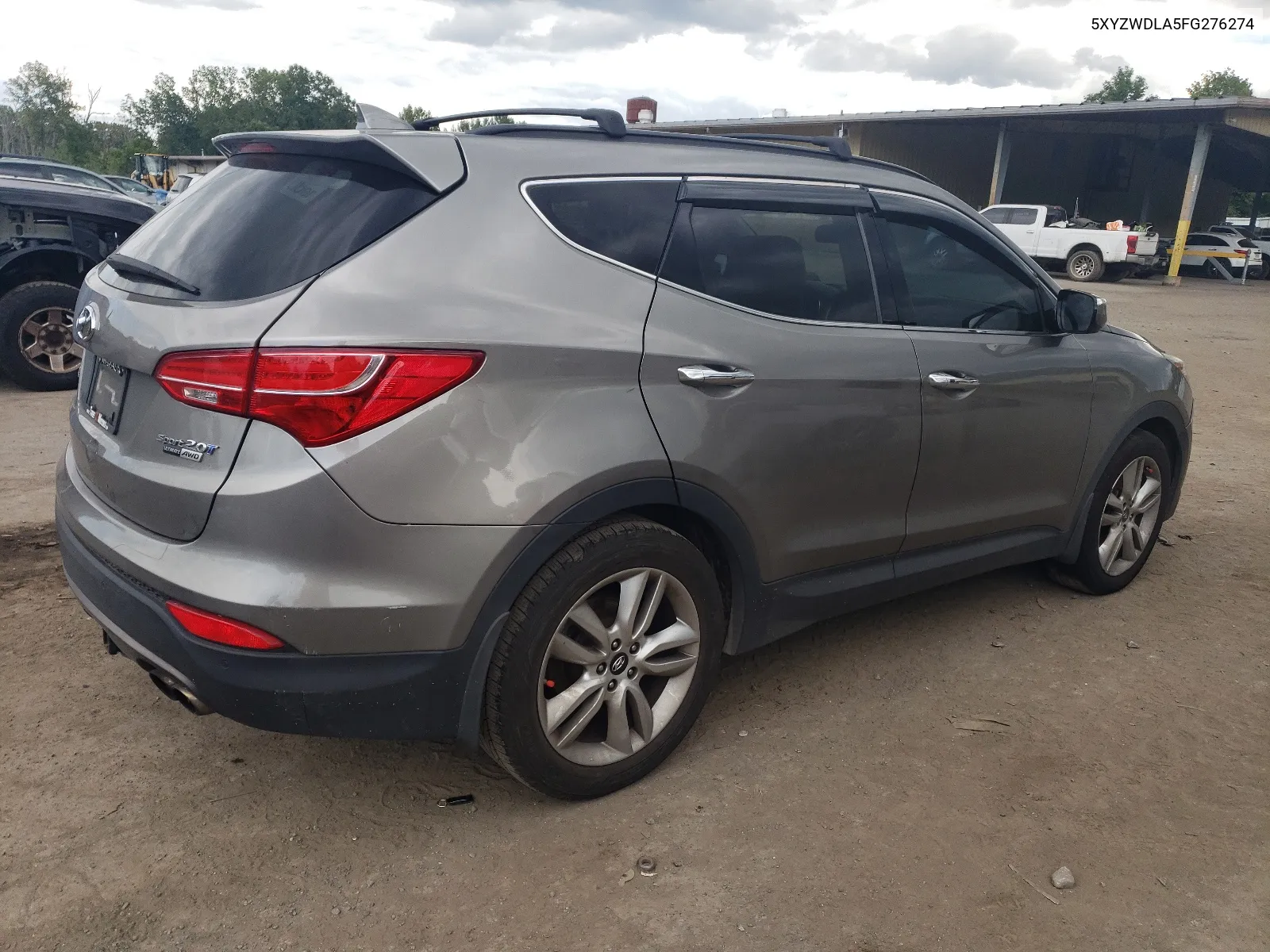 2015 Hyundai Santa Fe Sport VIN: 5XYZWDLA5FG276274 Lot: 68536874