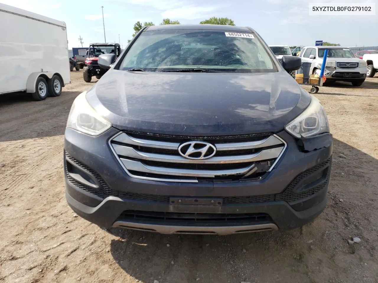 2015 Hyundai Santa Fe Sport VIN: 5XYZTDLB0FG279102 Lot: 68552114