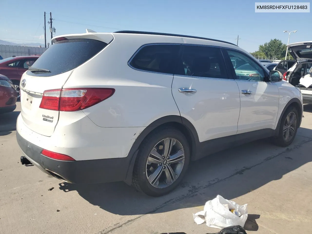 KM8SRDHFXFU128483 2015 Hyundai Santa Fe Gls