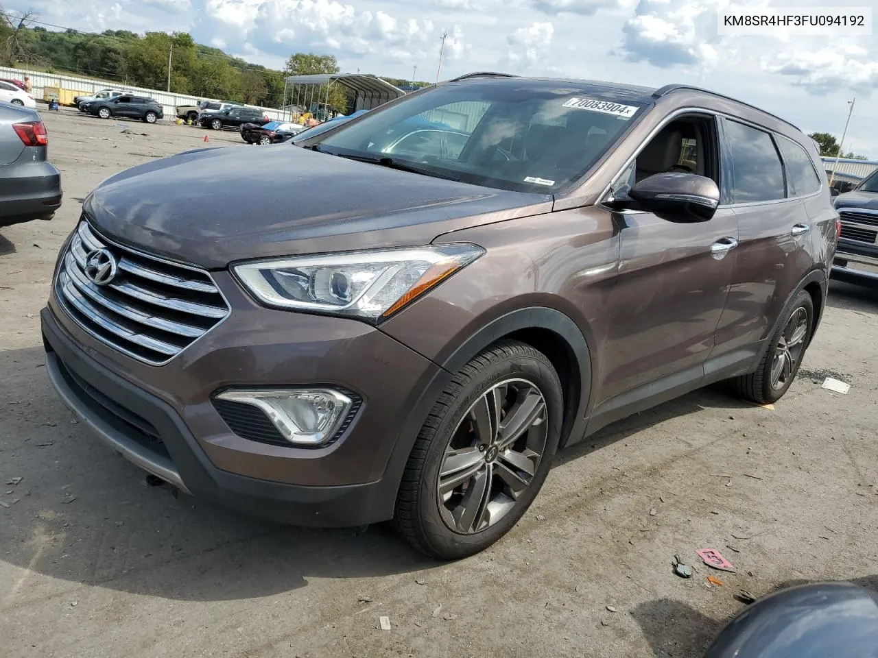 2015 Hyundai Santa Fe Gls VIN: KM8SR4HF3FU094192 Lot: 70083904