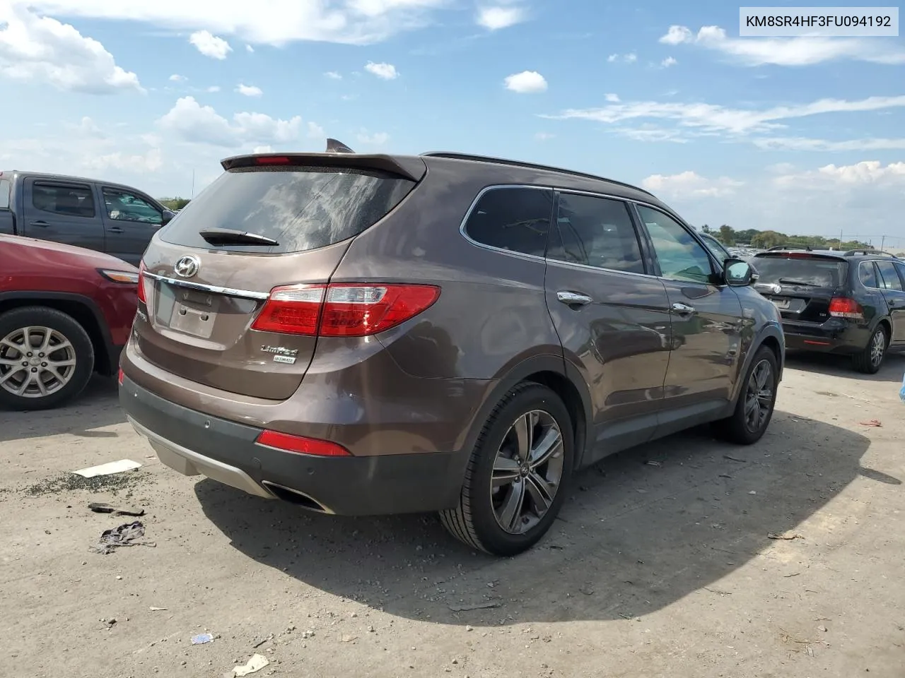 2015 Hyundai Santa Fe Gls VIN: KM8SR4HF3FU094192 Lot: 70083904