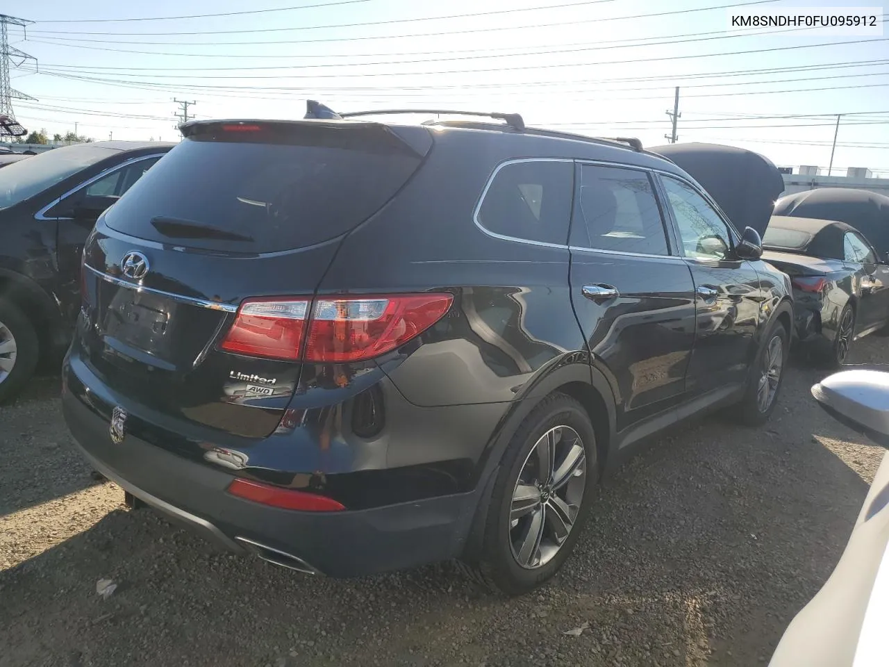 KM8SNDHF0FU095912 2015 Hyundai Santa Fe Gls