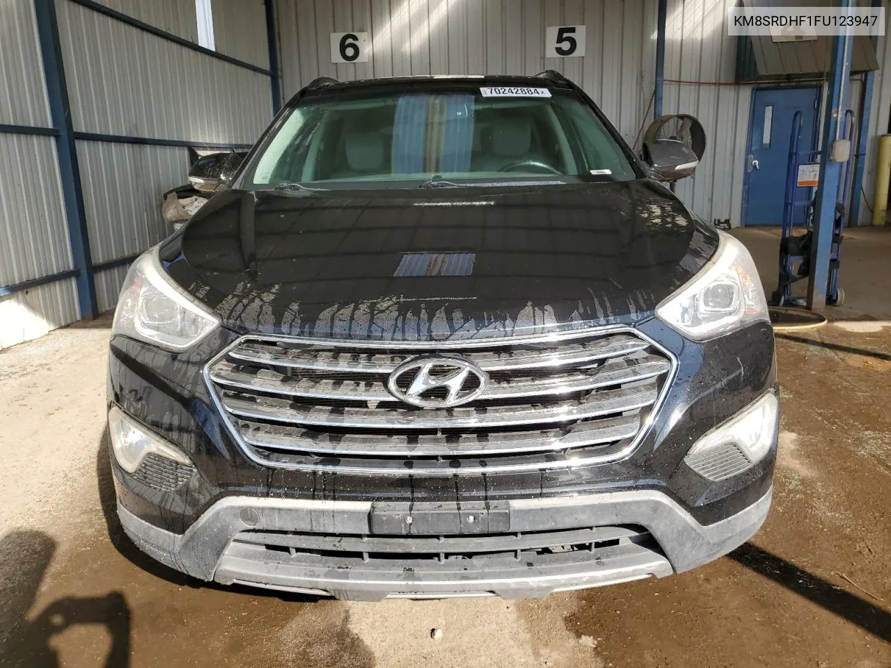 2015 Hyundai Santa Fe Gls VIN: KM8SRDHF1FU123947 Lot: 70242884