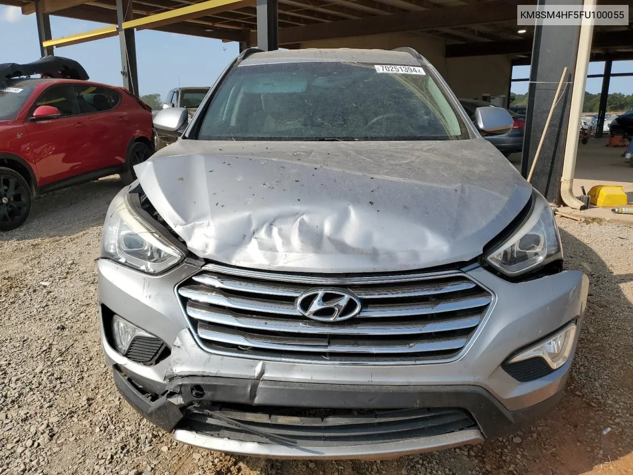 2015 Hyundai Santa Fe Gls VIN: KM8SM4HF5FU100055 Lot: 70251394