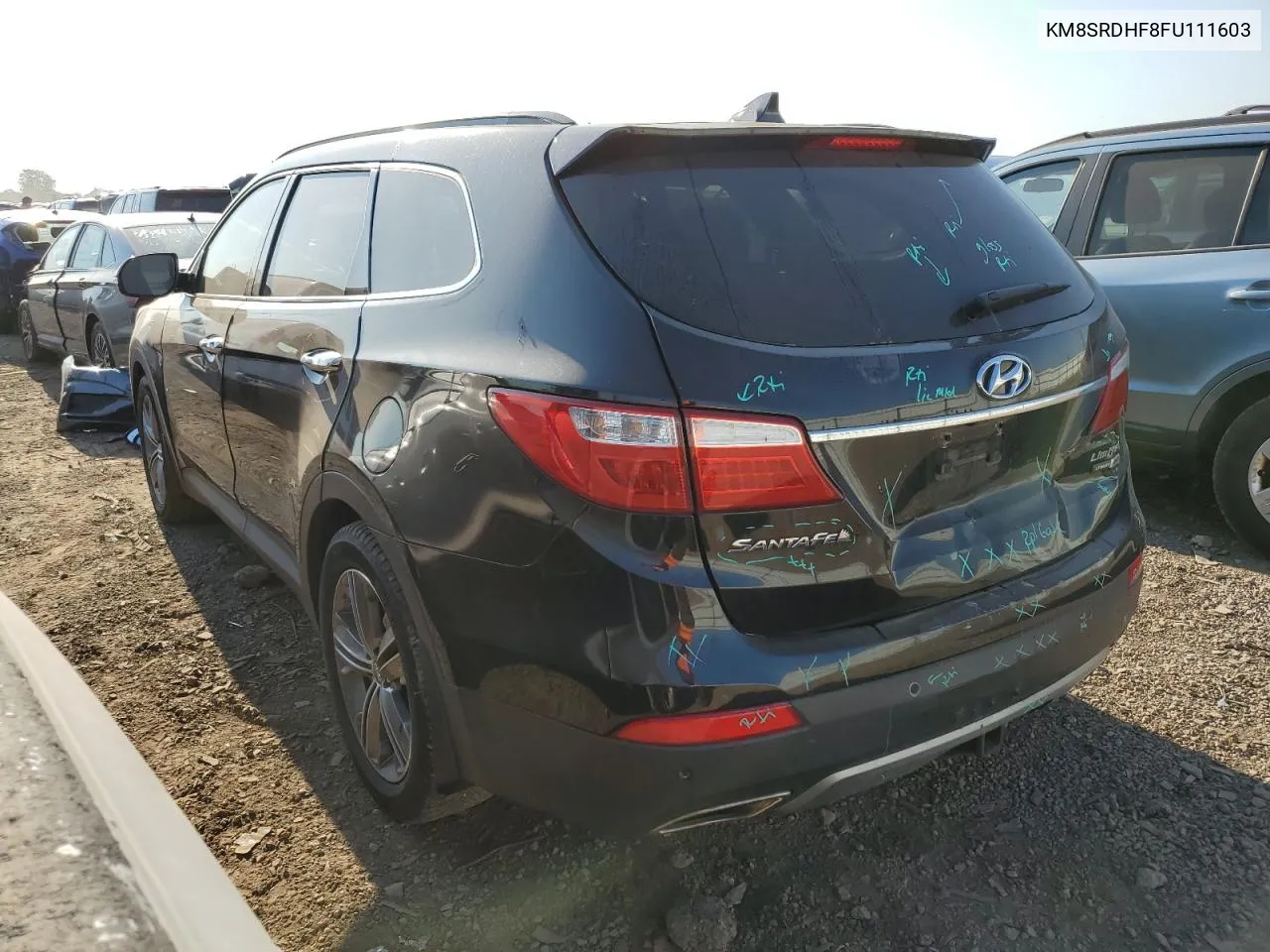 KM8SRDHF8FU111603 2015 Hyundai Santa Fe Gls