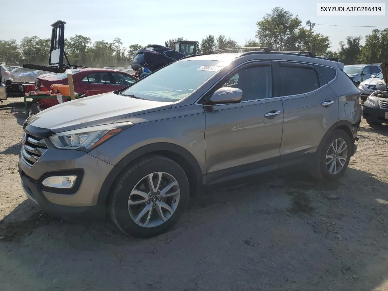 2015 Hyundai Santa Fe Sport VIN: 5XYZUDLA3FG286419 Lot: 70561724