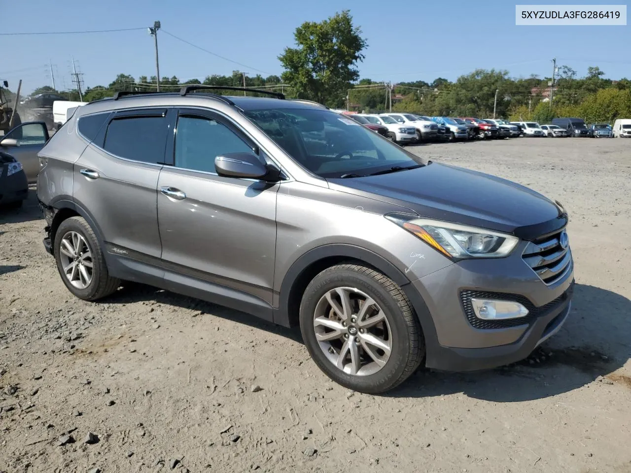 2015 Hyundai Santa Fe Sport VIN: 5XYZUDLA3FG286419 Lot: 70561724