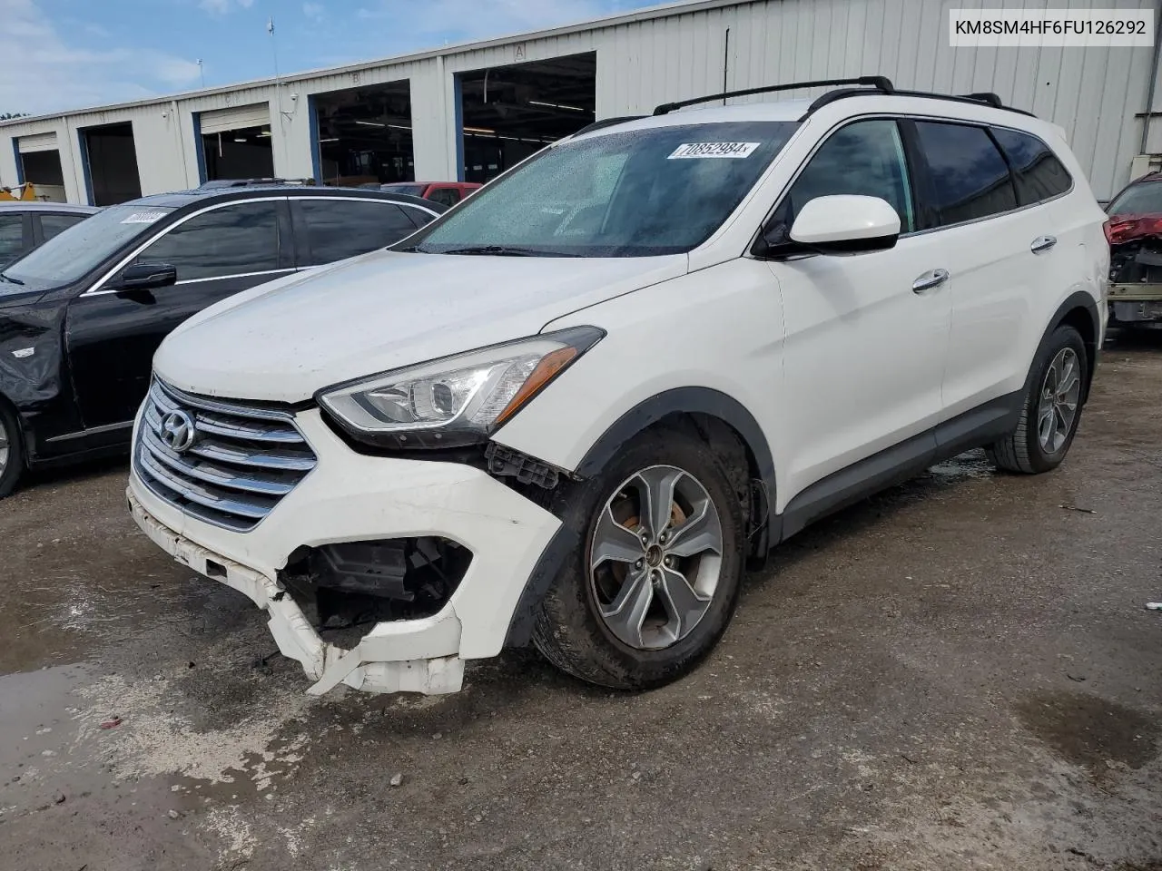 2015 Hyundai Santa Fe Gls VIN: KM8SM4HF6FU126292 Lot: 70852984