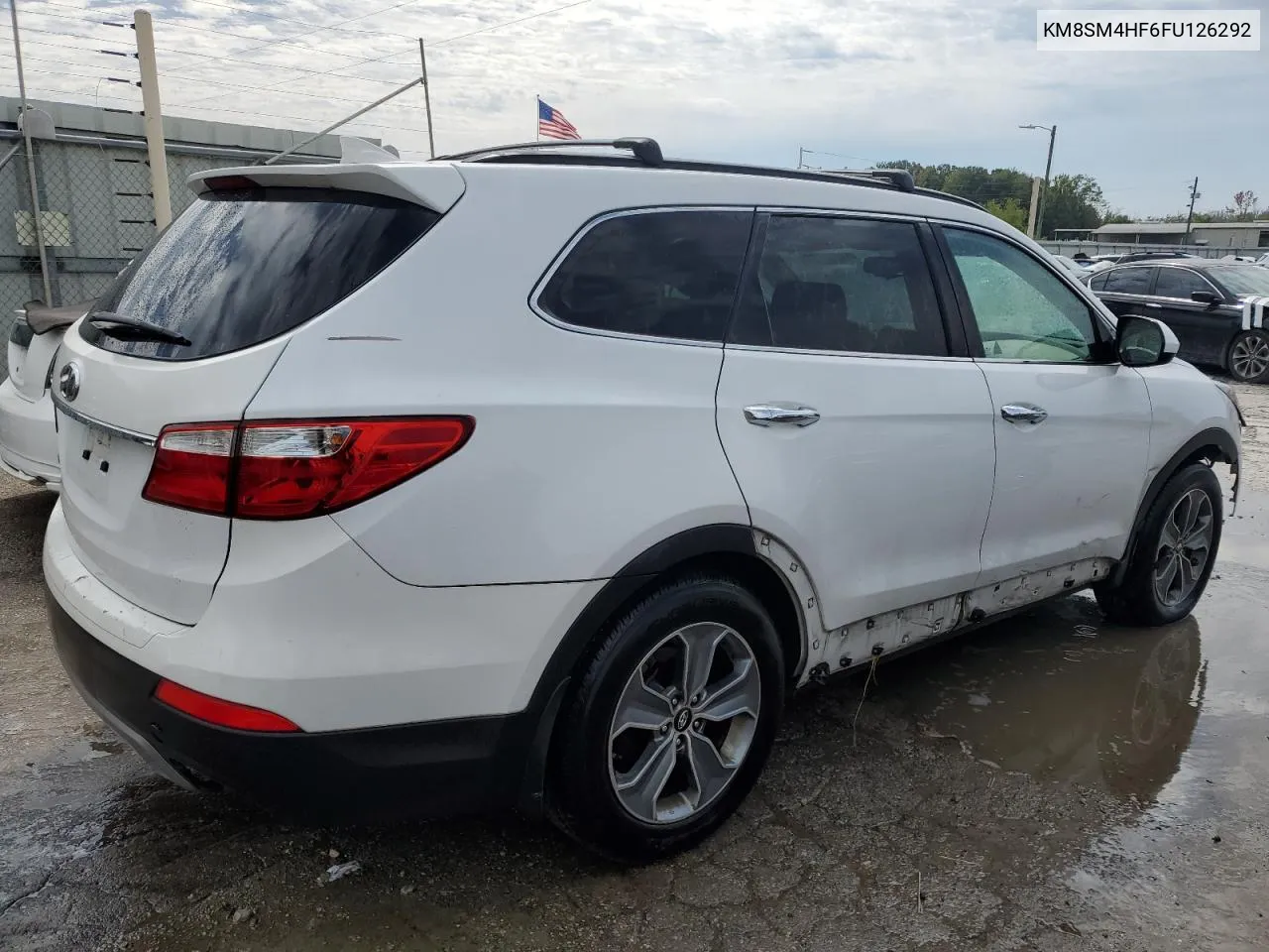 KM8SM4HF6FU126292 2015 Hyundai Santa Fe Gls