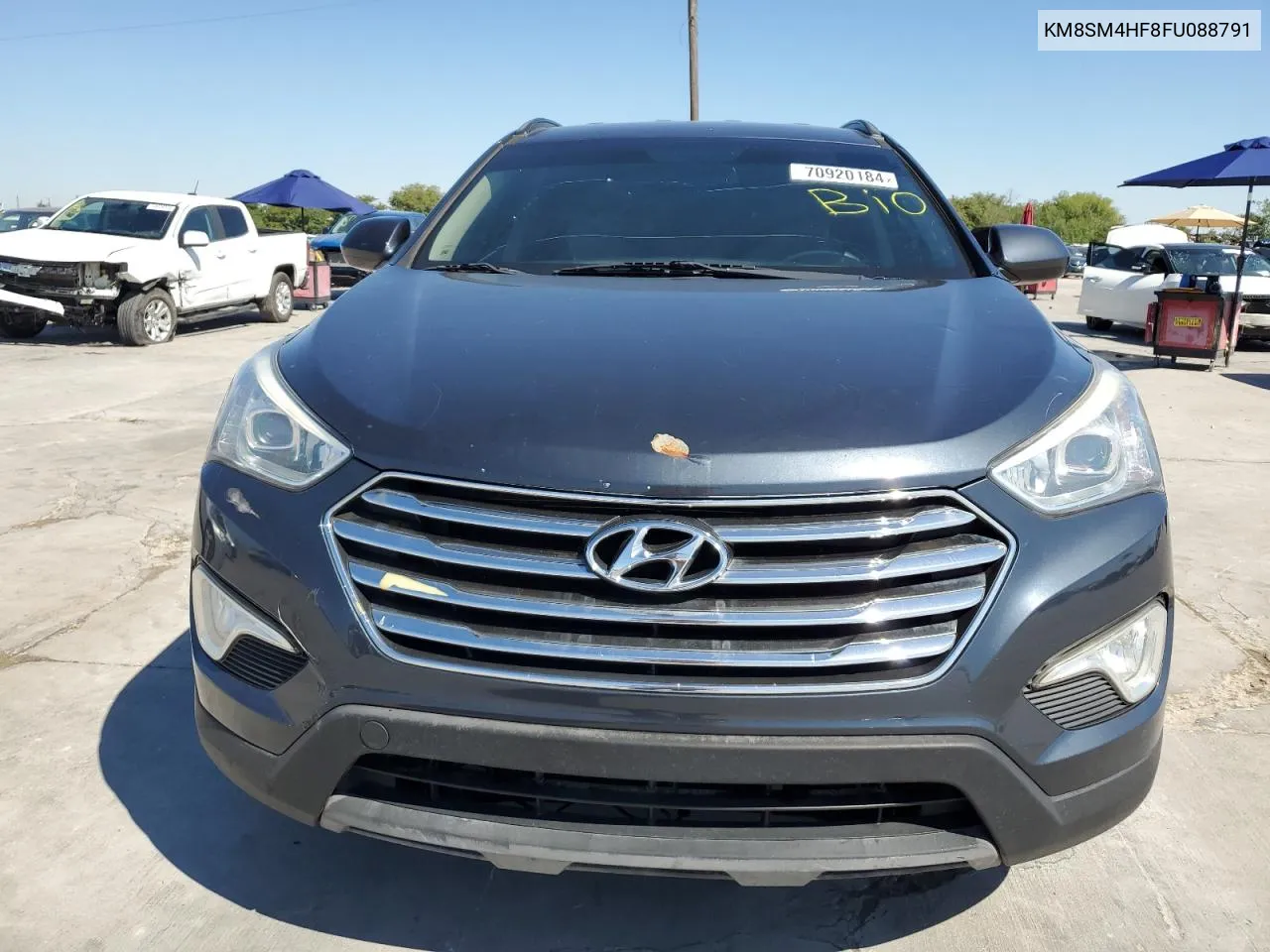 2015 Hyundai Santa Fe Gls VIN: KM8SM4HF8FU088791 Lot: 70920184