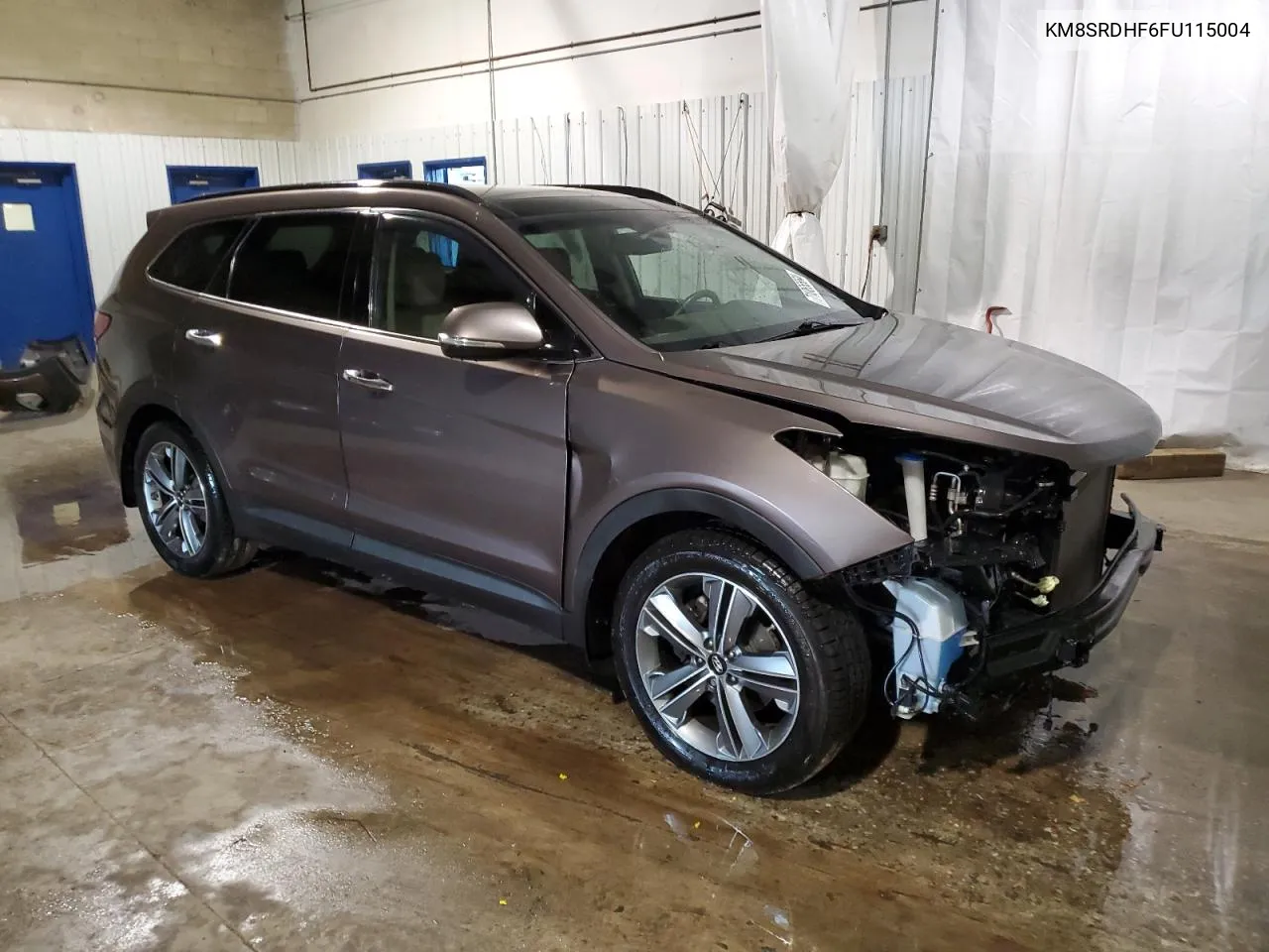 KM8SRDHF6FU115004 2015 Hyundai Santa Fe Gls