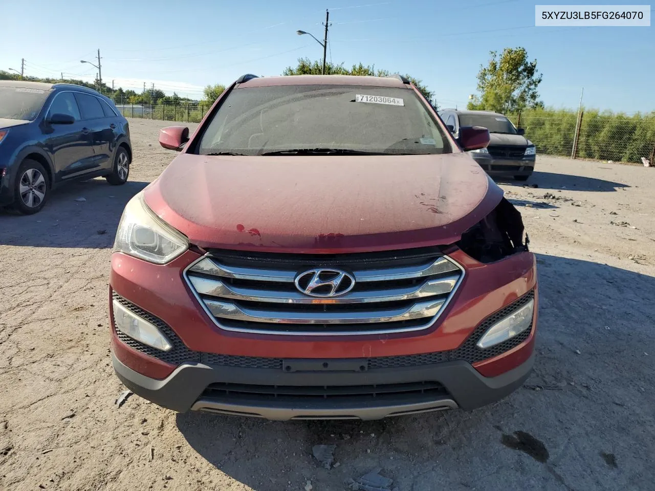 2015 Hyundai Santa Fe Sport VIN: 5XYZU3LB5FG264070 Lot: 71203064