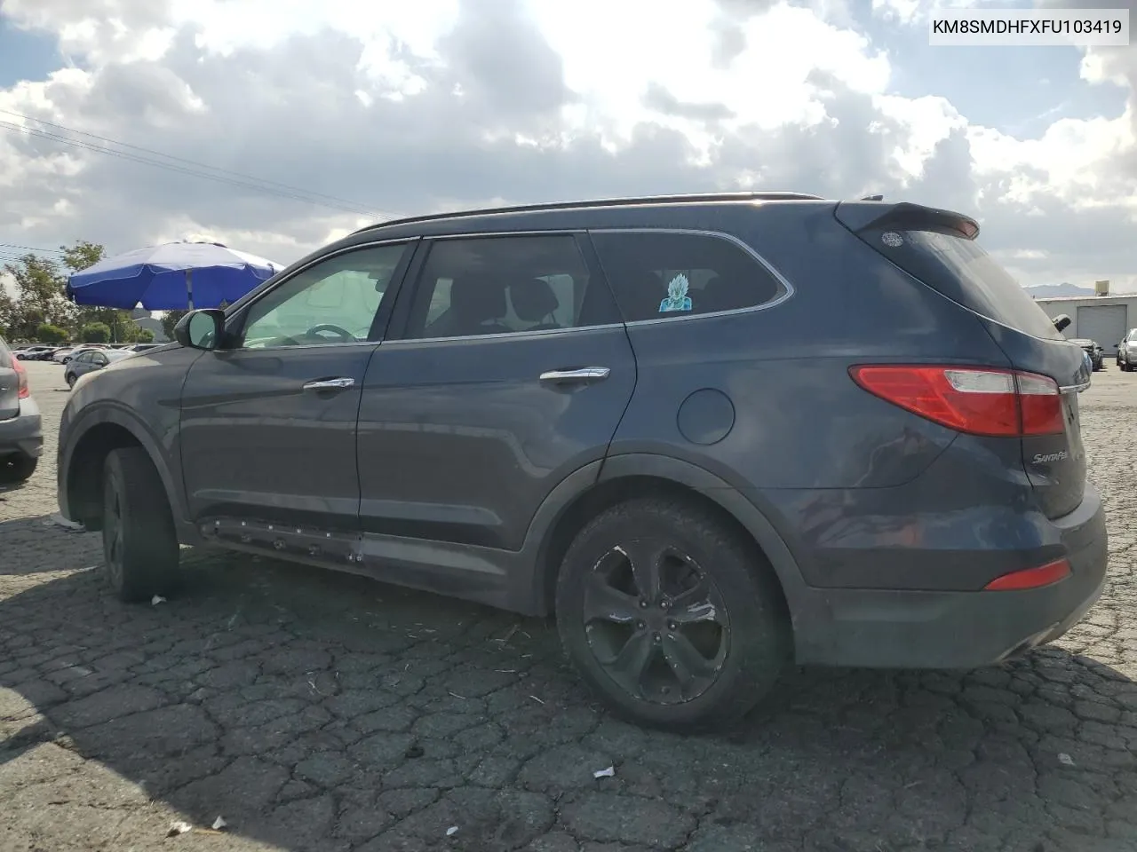 KM8SMDHFXFU103419 2015 Hyundai Santa Fe Gls