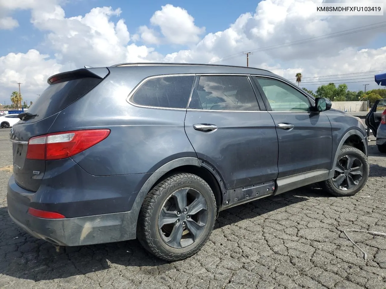 KM8SMDHFXFU103419 2015 Hyundai Santa Fe Gls