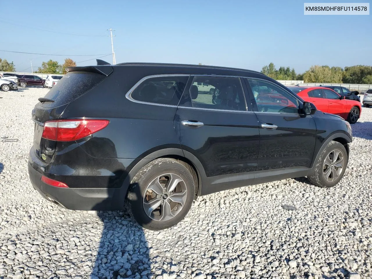 2015 Hyundai Santa Fe Gls VIN: KM8SMDHF8FU114578 Lot: 71809374