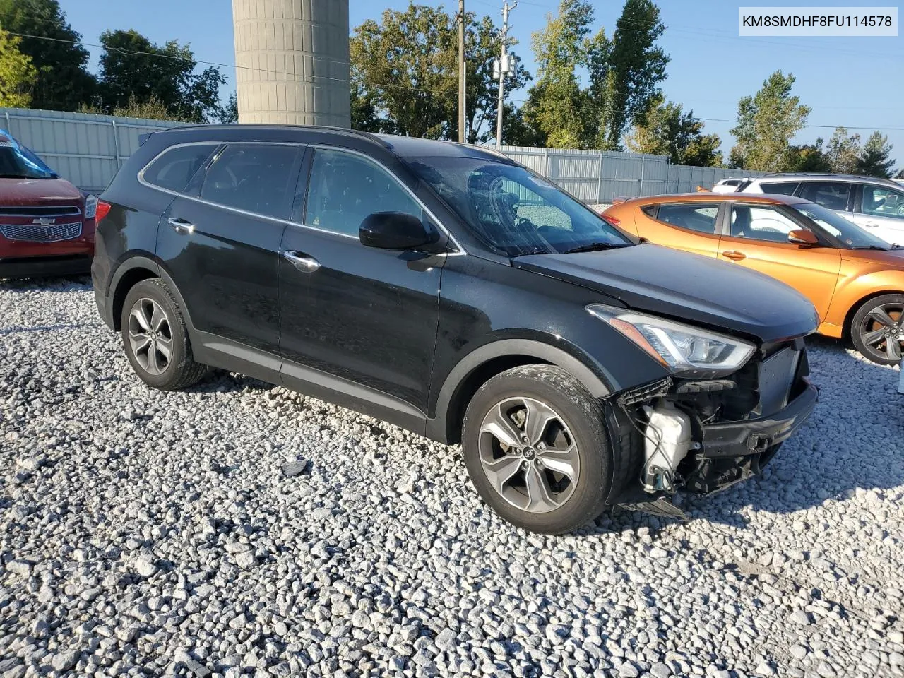 2015 Hyundai Santa Fe Gls VIN: KM8SMDHF8FU114578 Lot: 71809374