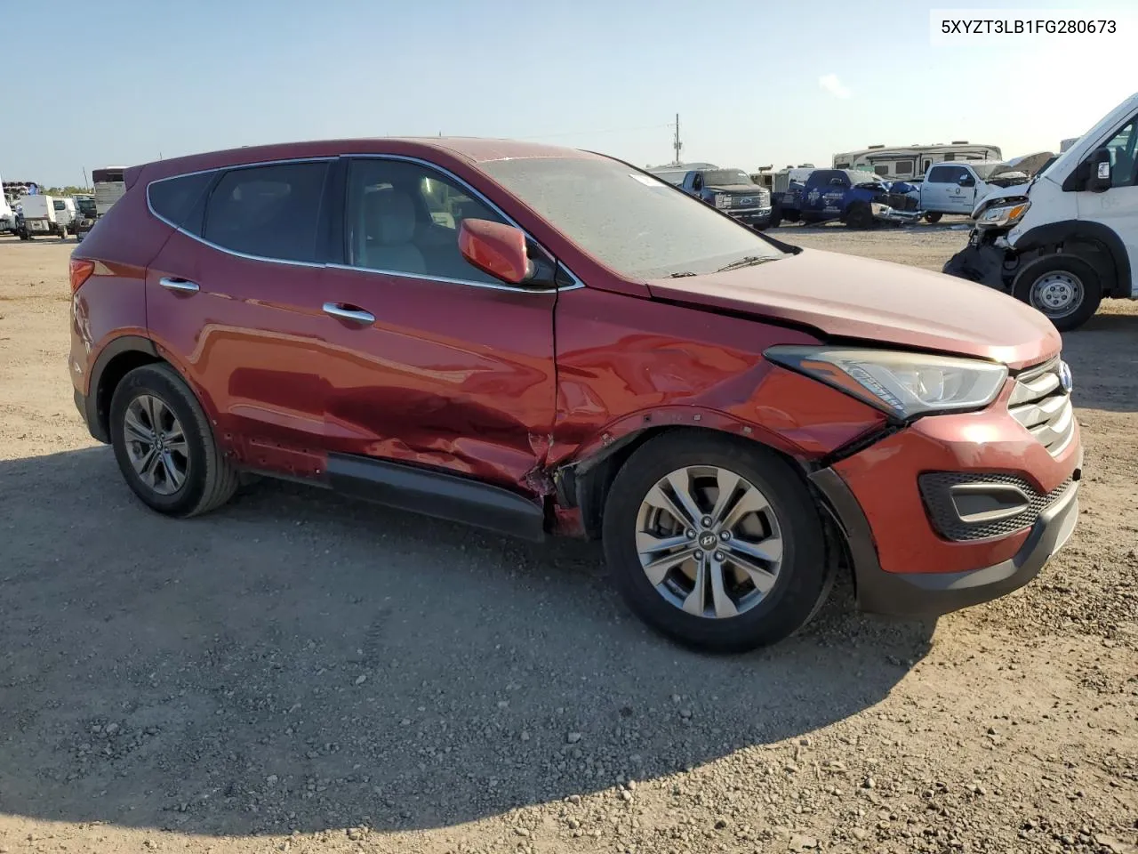 5XYZT3LB1FG280673 2015 Hyundai Santa Fe Sport