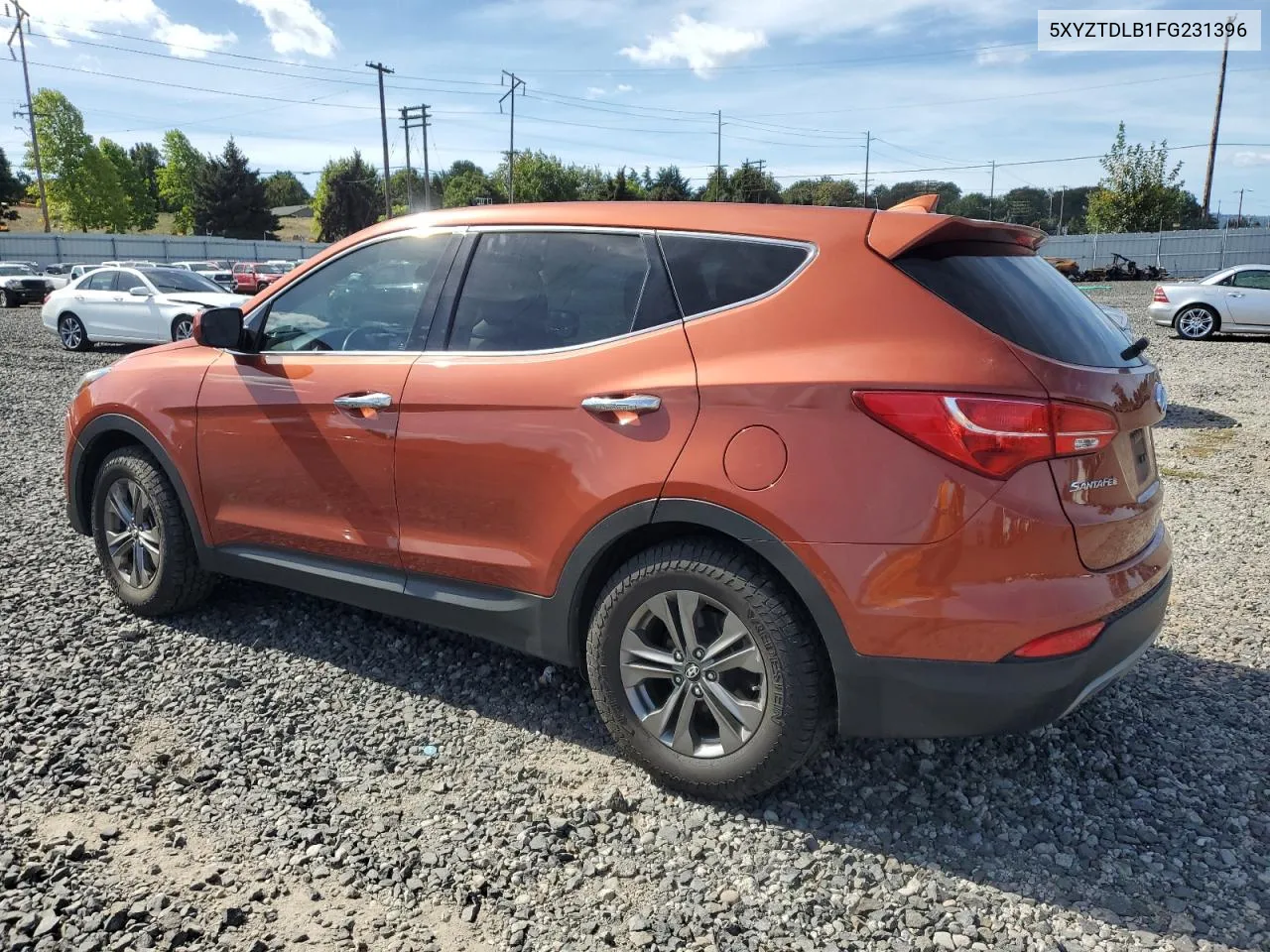 2015 Hyundai Santa Fe Sport VIN: 5XYZTDLB1FG231396 Lot: 72180634