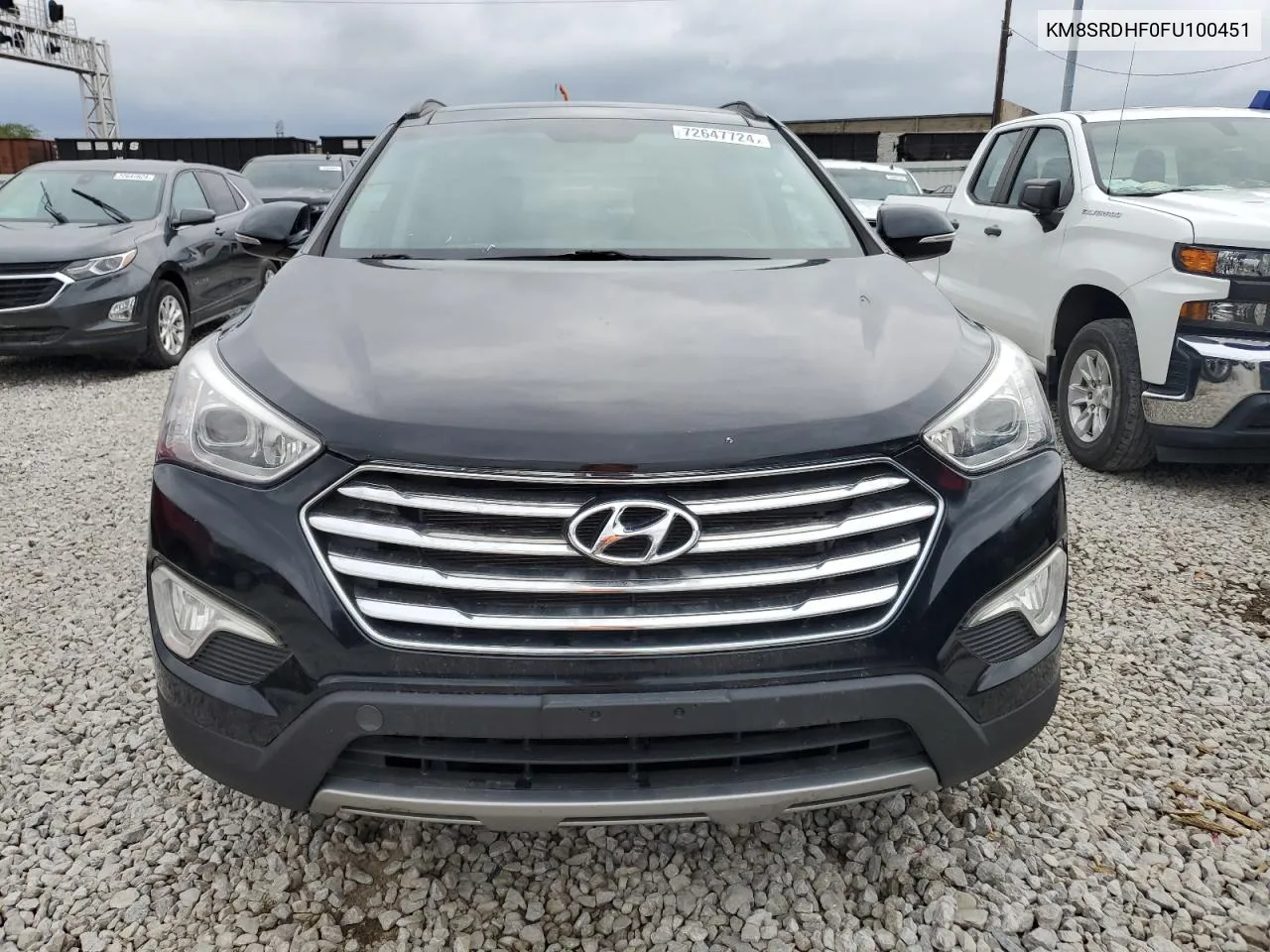 2015 Hyundai Santa Fe Gls VIN: KM8SRDHF0FU100451 Lot: 72647724