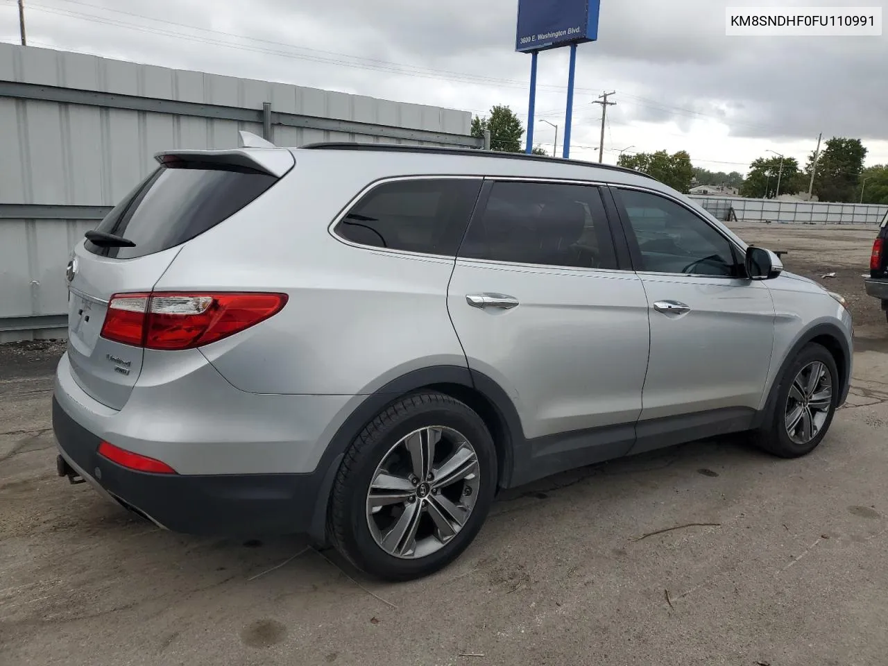 KM8SNDHF0FU110991 2015 Hyundai Santa Fe Gls