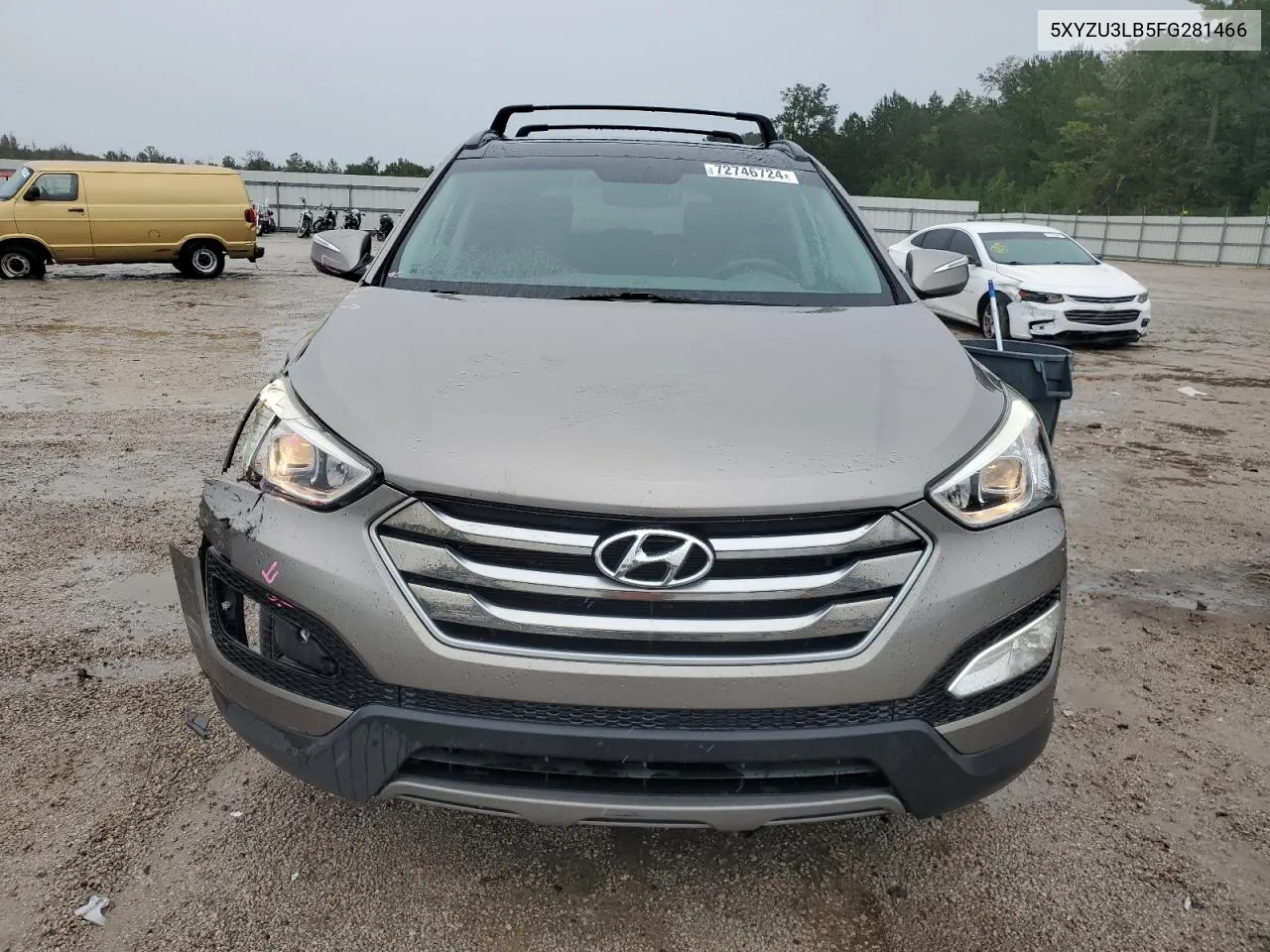 2015 Hyundai Santa Fe Sport VIN: 5XYZU3LB5FG281466 Lot: 72746724