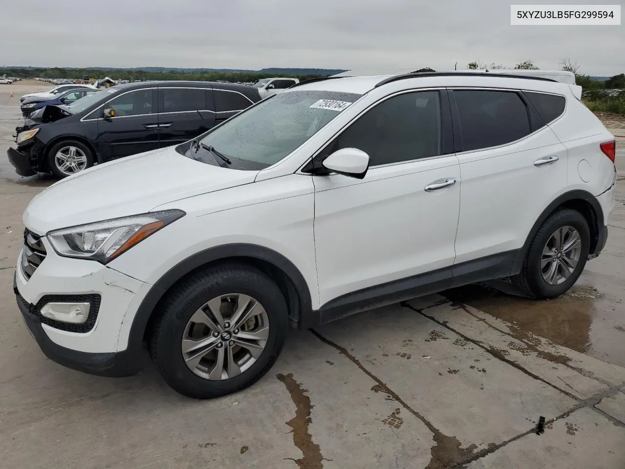 2015 Hyundai Santa Fe Sport VIN: 5XYZU3LB5FG299594 Lot: 72930164