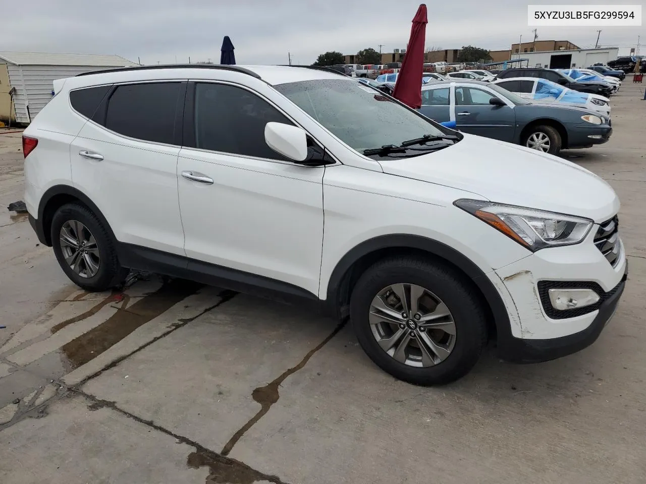 2015 Hyundai Santa Fe Sport VIN: 5XYZU3LB5FG299594 Lot: 72930164