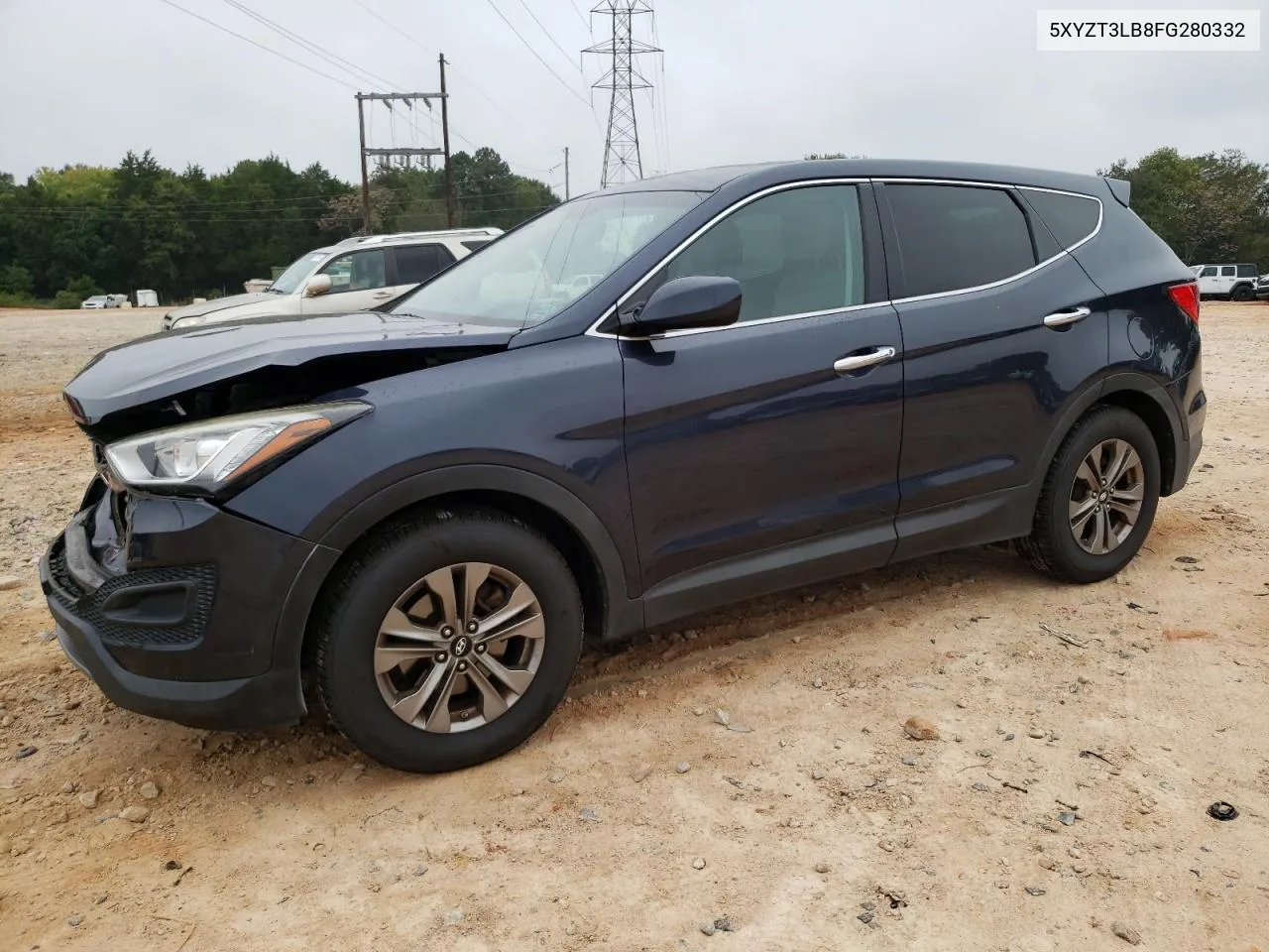 5XYZT3LB8FG280332 2015 Hyundai Santa Fe Sport