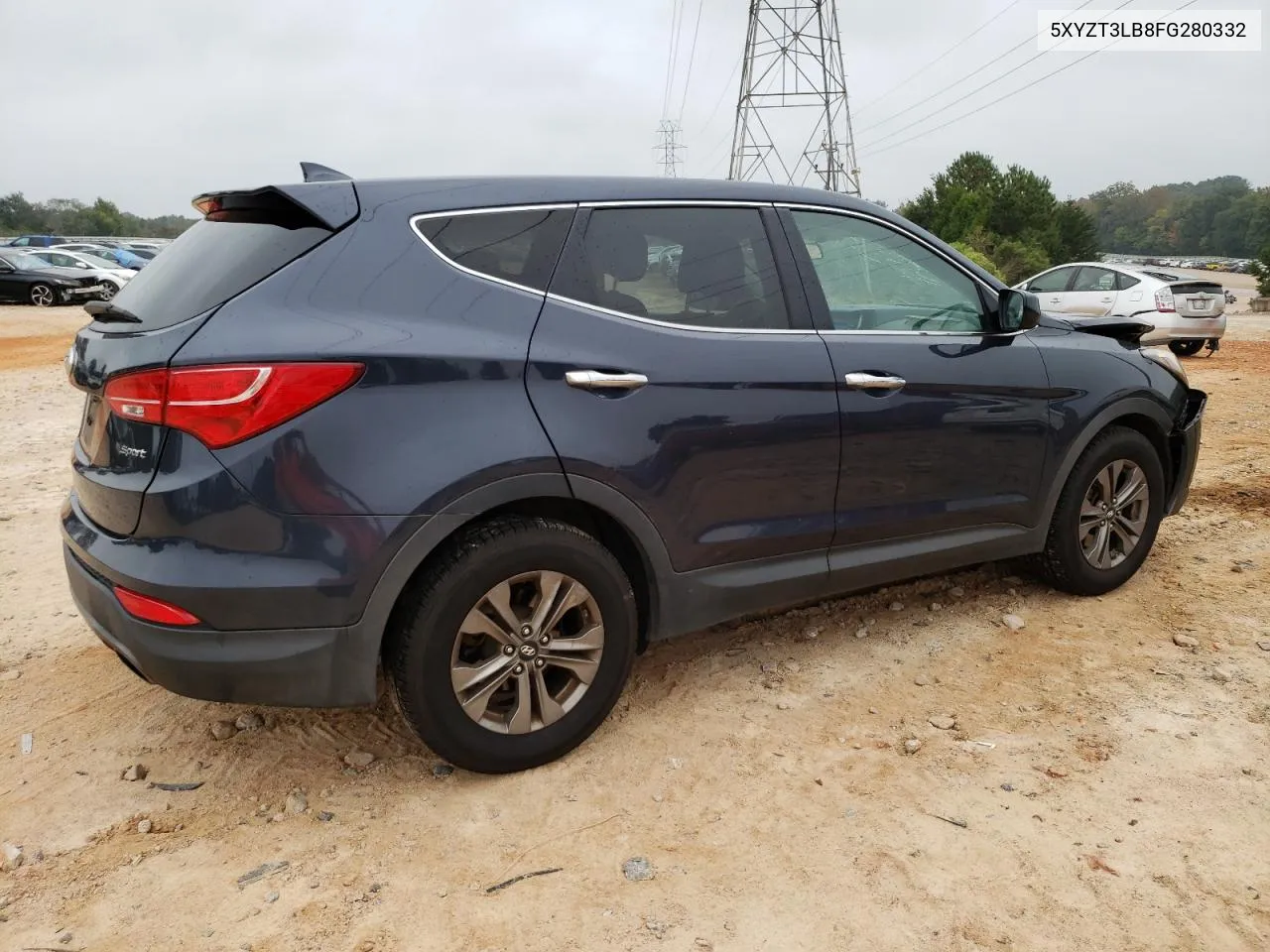 5XYZT3LB8FG280332 2015 Hyundai Santa Fe Sport