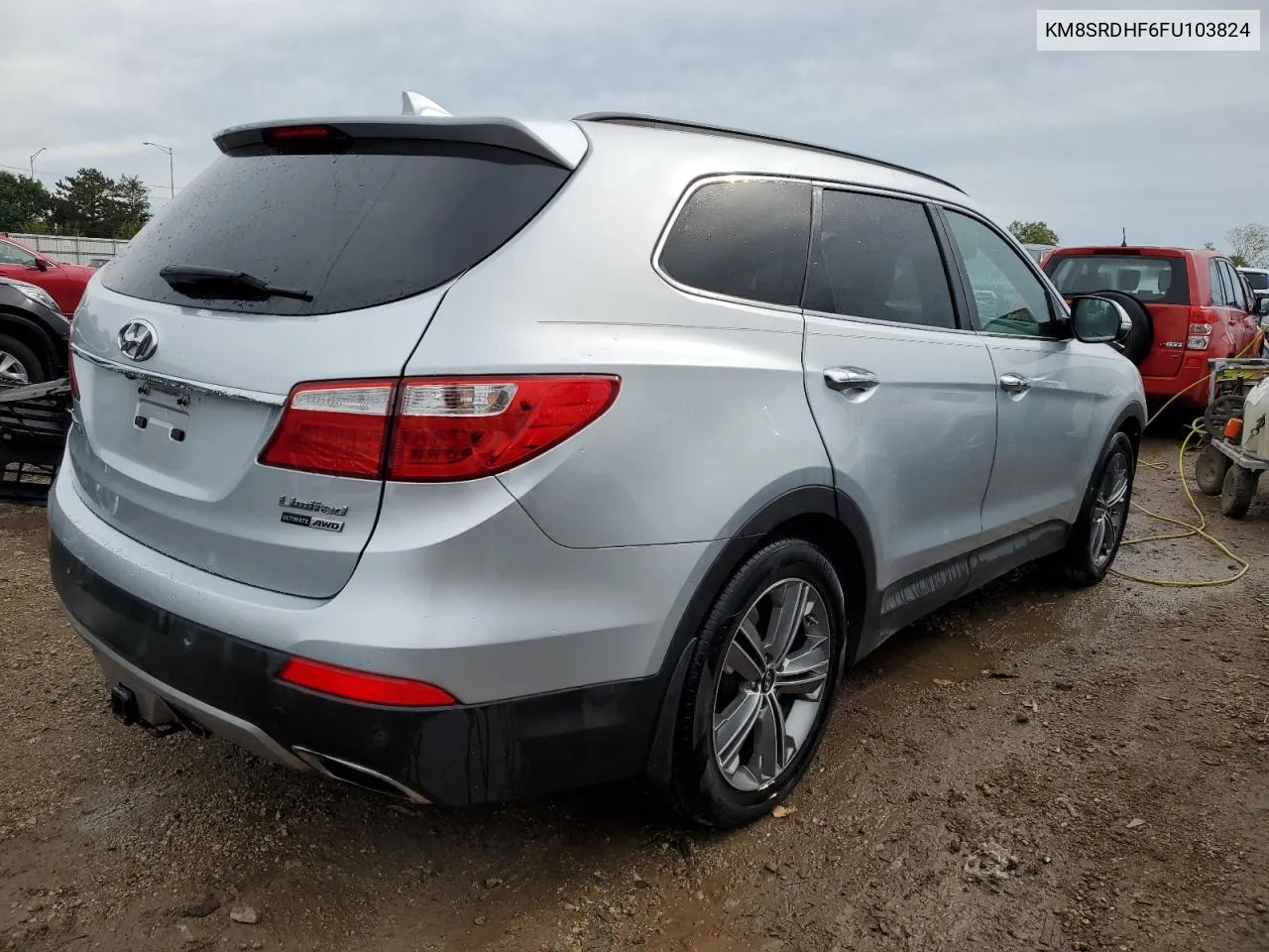 KM8SRDHF6FU103824 2015 Hyundai Santa Fe Gls