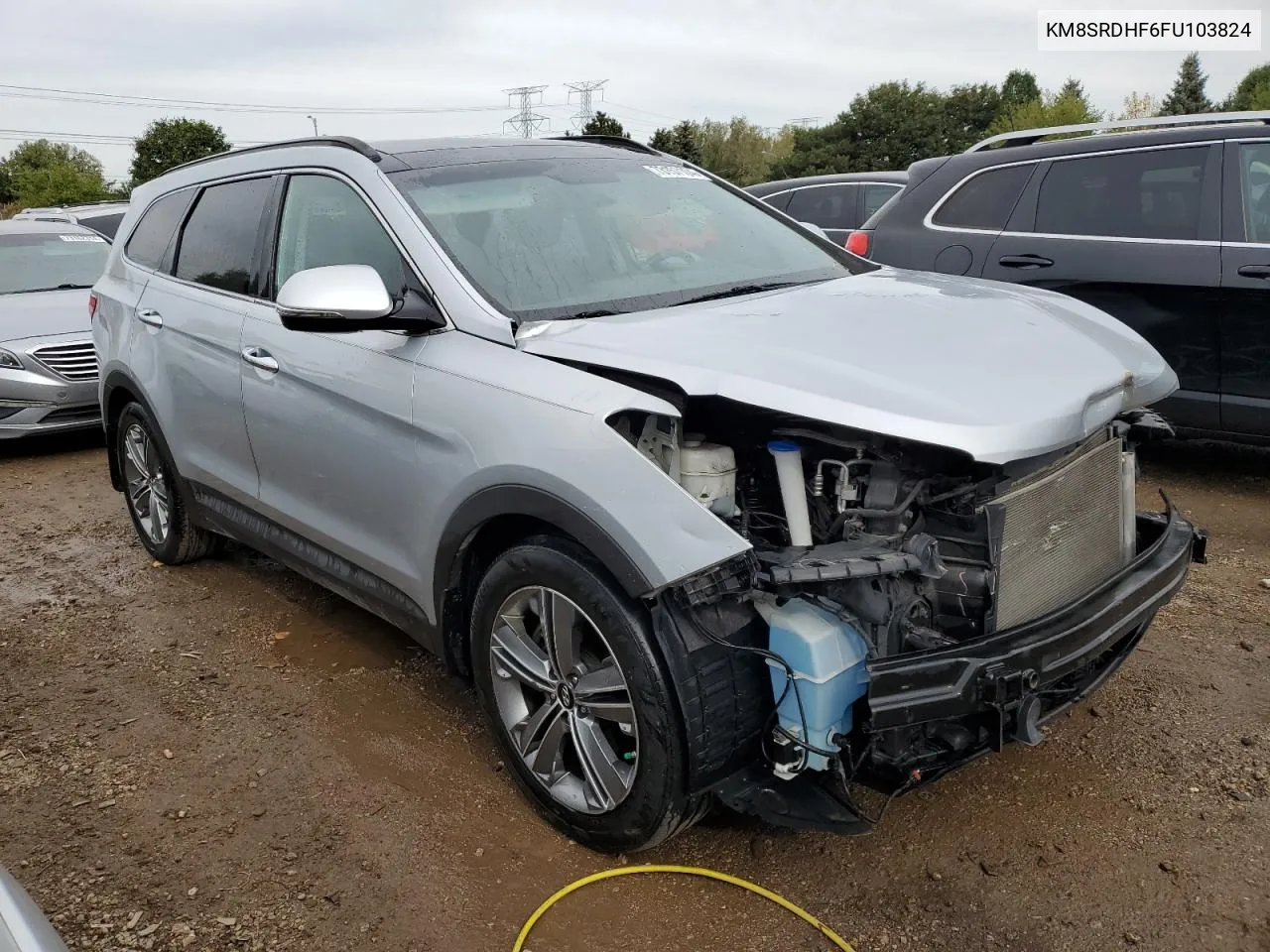 KM8SRDHF6FU103824 2015 Hyundai Santa Fe Gls