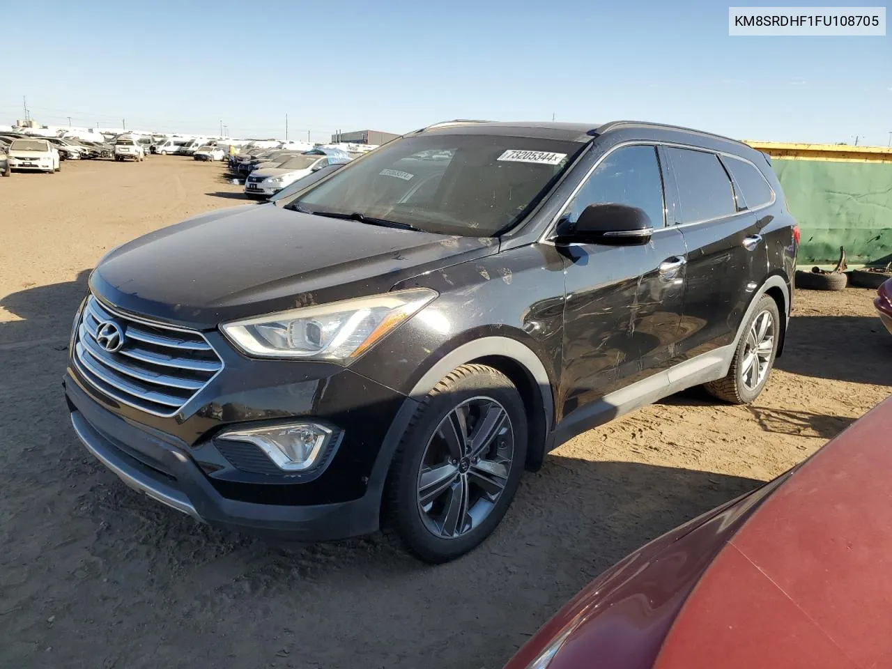 KM8SRDHF1FU108705 2015 Hyundai Santa Fe Gls