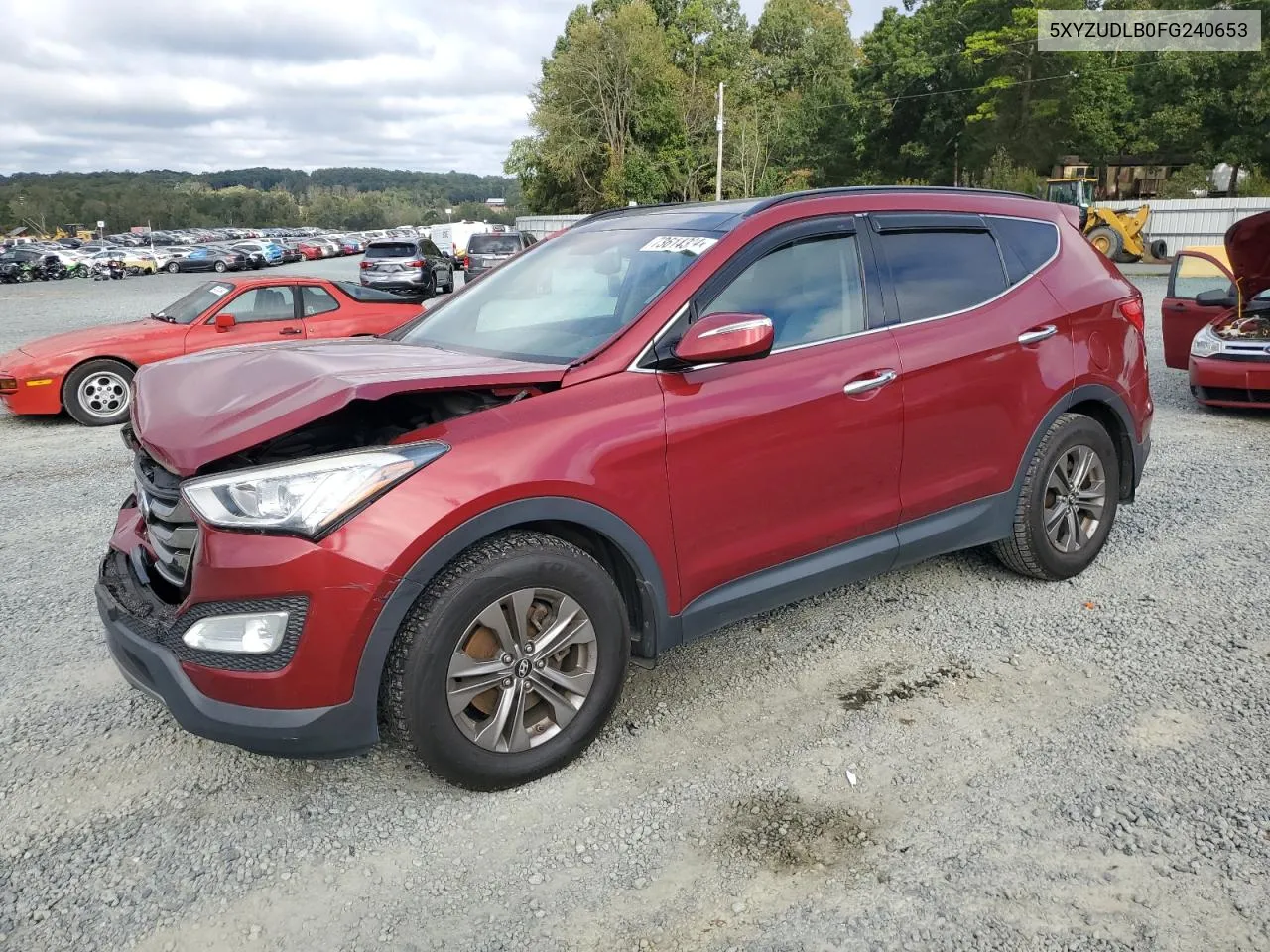 2015 Hyundai Santa Fe Sport VIN: 5XYZUDLB0FG240653 Lot: 73614324