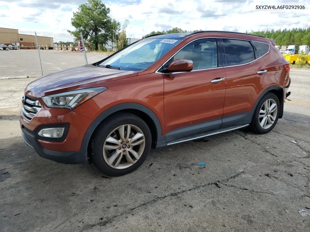 2015 Hyundai Santa Fe Sport VIN: 5XYZW4LA6FG292936 Lot: 74085424