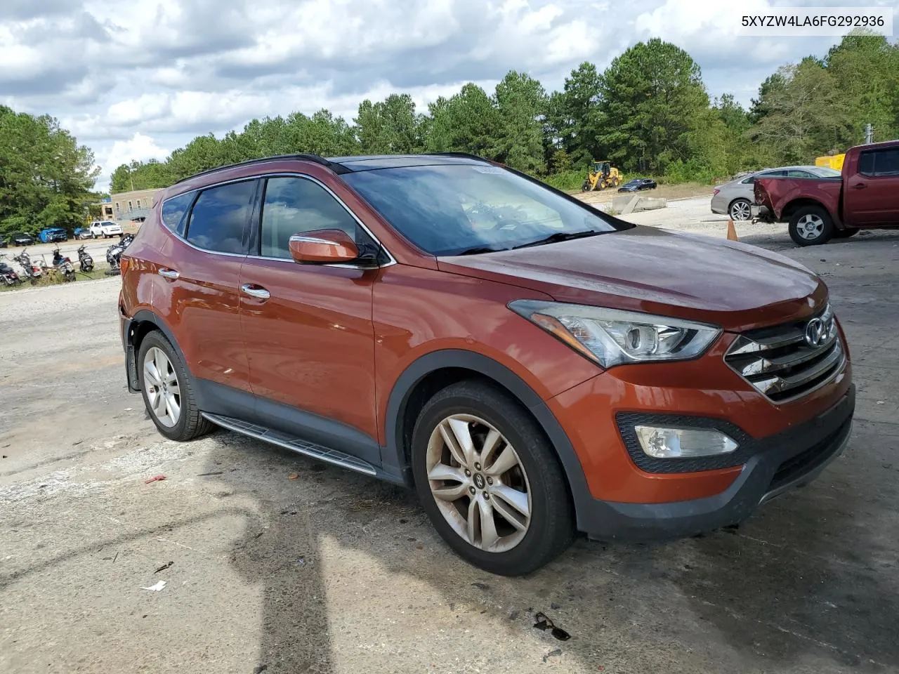 2015 Hyundai Santa Fe Sport VIN: 5XYZW4LA6FG292936 Lot: 74085424