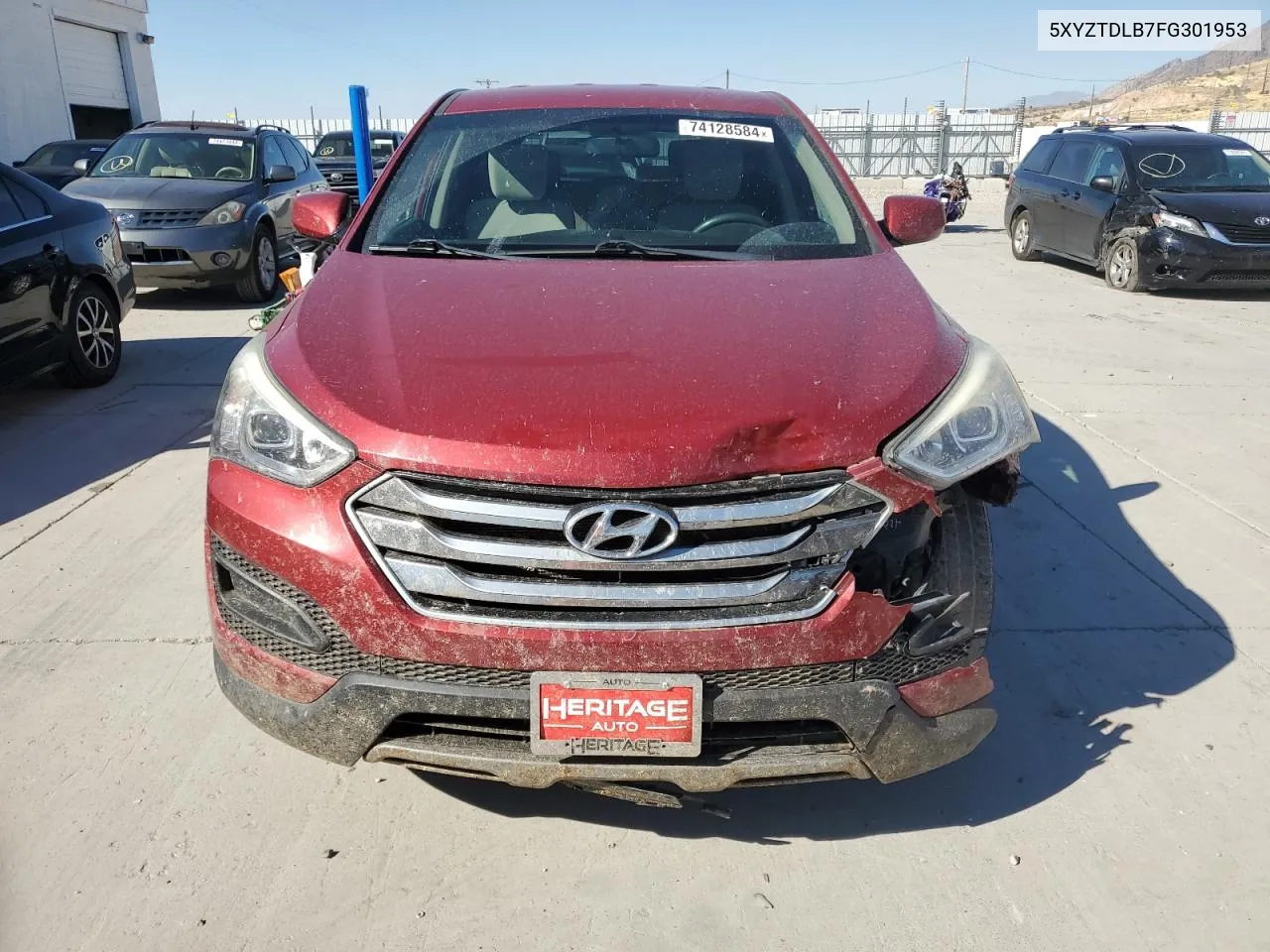 2015 Hyundai Santa Fe Sport VIN: 5XYZTDLB7FG301953 Lot: 74128584