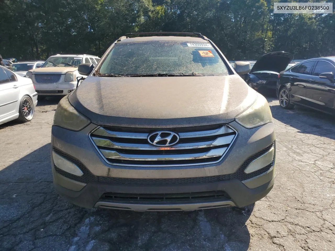 2015 Hyundai Santa Fe Sport VIN: 5XYZU3LB6FG238500 Lot: 74300934