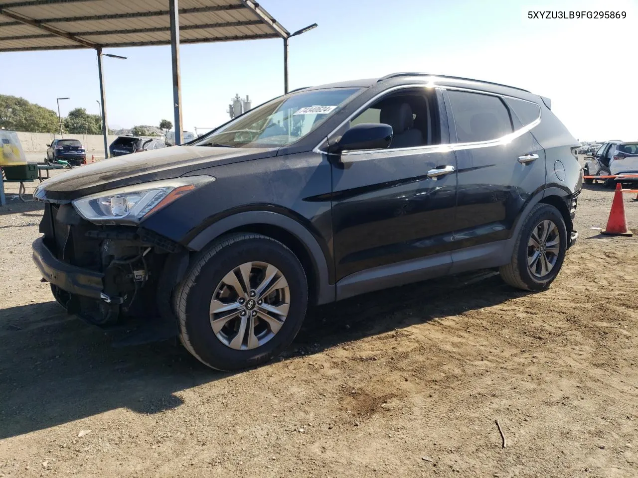 2015 Hyundai Santa Fe Sport VIN: 5XYZU3LB9FG295869 Lot: 74340624