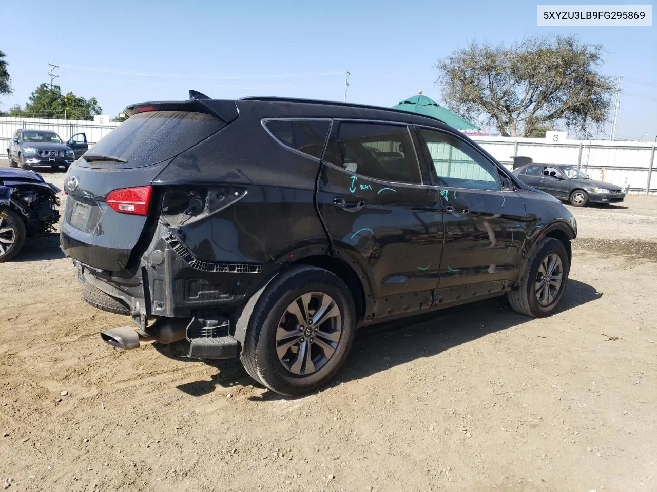 2015 Hyundai Santa Fe Sport VIN: 5XYZU3LB9FG295869 Lot: 74340624