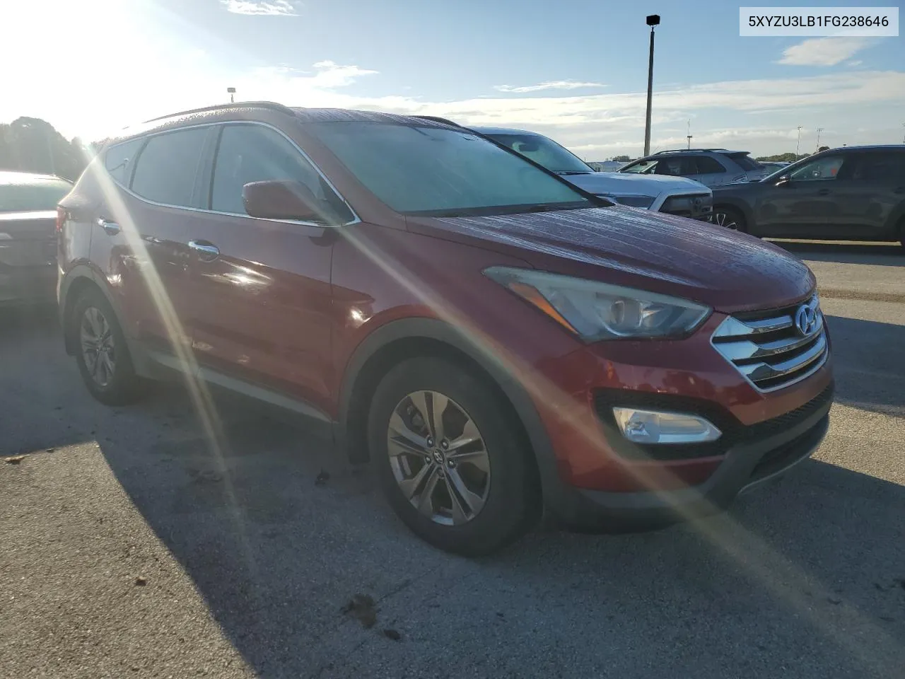 2015 Hyundai Santa Fe Sport VIN: 5XYZU3LB1FG238646 Lot: 74391824