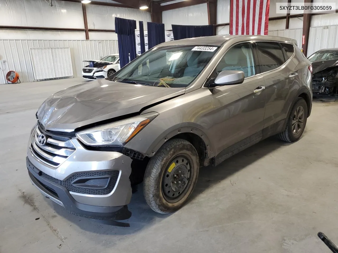 2015 Hyundai Santa Fe Sport VIN: 5XYZT3LB0FG305059 Lot: 74433254