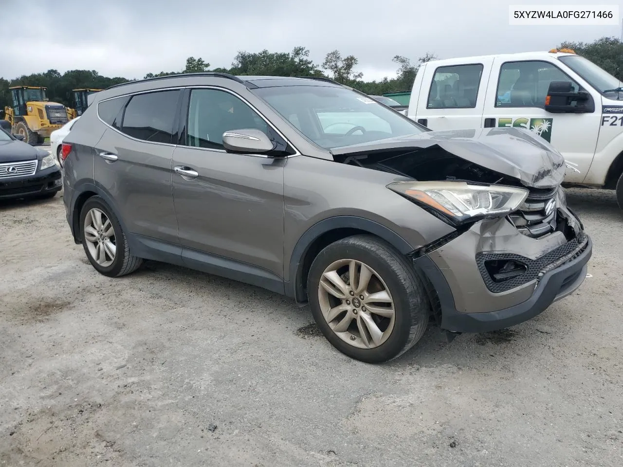 2015 Hyundai Santa Fe Sport VIN: 5XYZW4LA0FG271466 Lot: 74658094