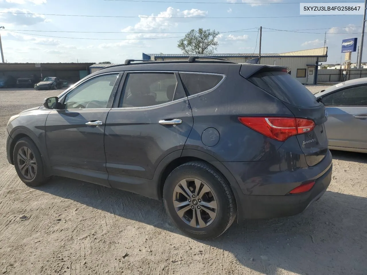 2015 Hyundai Santa Fe Sport VIN: 5XYZU3LB4FG258647 Lot: 74686364