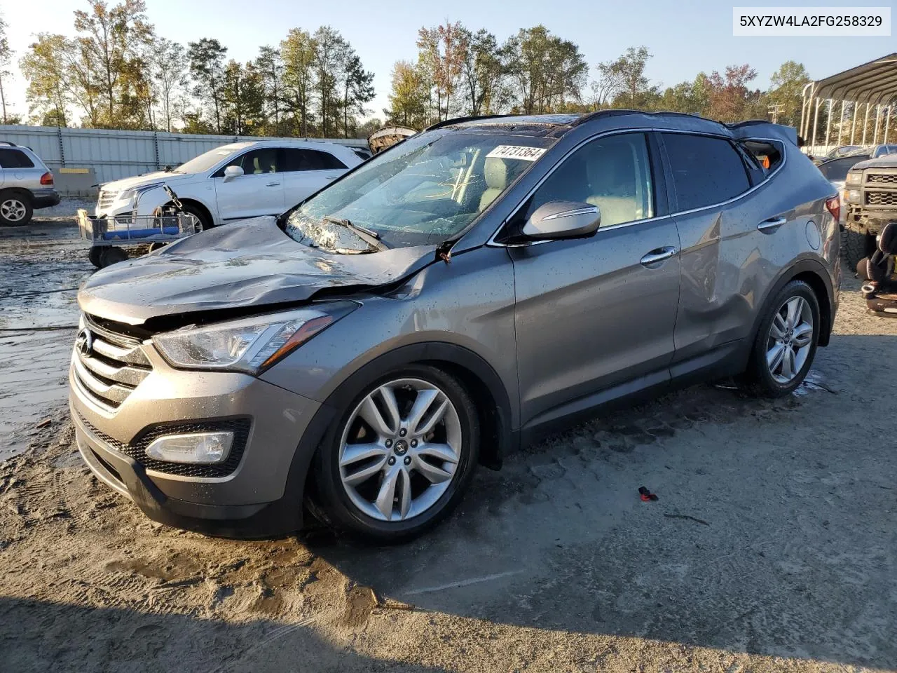 2015 Hyundai Santa Fe Sport VIN: 5XYZW4LA2FG258329 Lot: 74731364