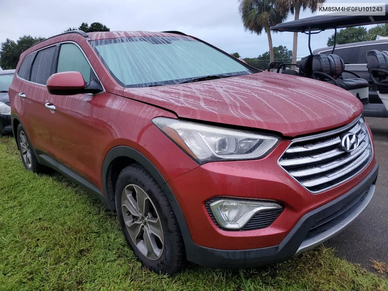 2015 Hyundai Santa Fe Gls VIN: KM8SM4HF0FU101243 Lot: 74758104