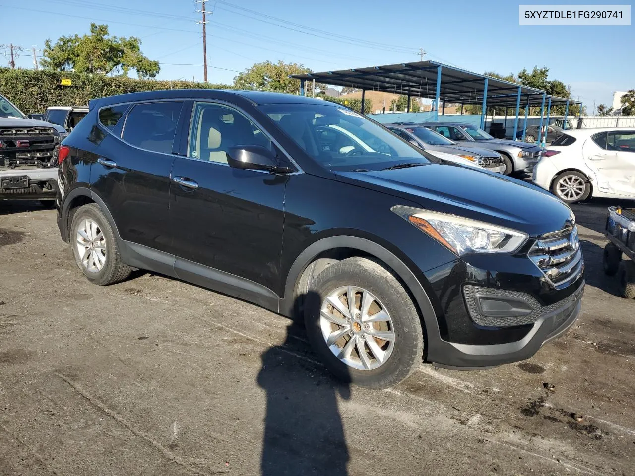 2015 Hyundai Santa Fe Sport VIN: 5XYZTDLB1FG290741 Lot: 74830584