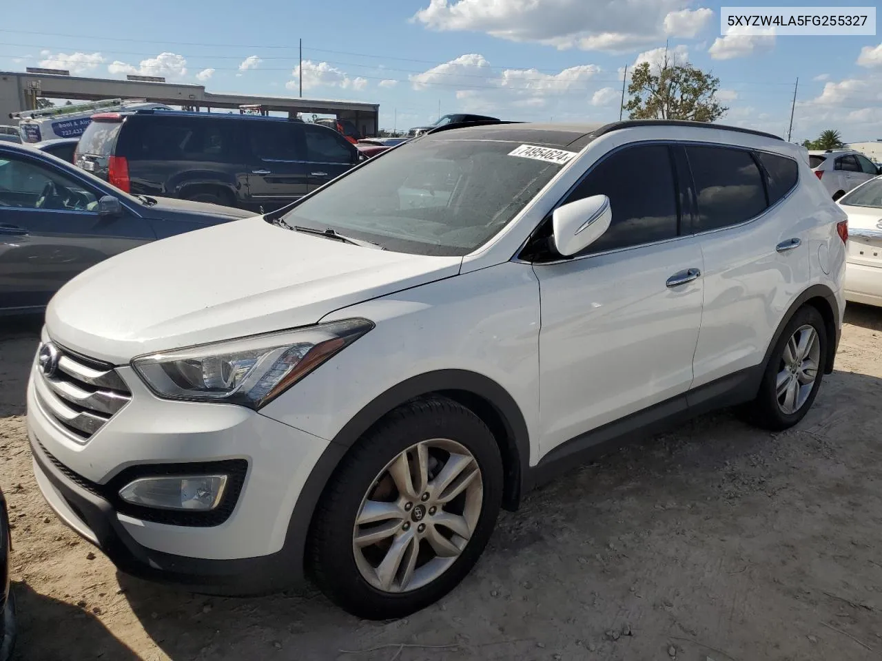 2015 Hyundai Santa Fe Sport VIN: 5XYZW4LA5FG255327 Lot: 74954624